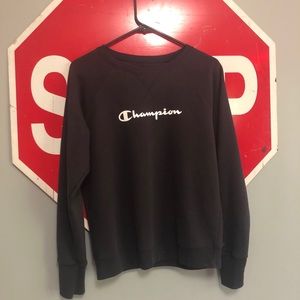 black champion crewneck